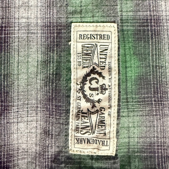 Daniel Cremieux Premium Men’s Green Plaid Long Sleeve Western Shirt — Size M - Picture 11 of 13